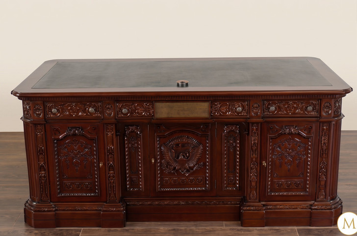 6ft Dark Mahogany Presidential Resolute Desk Replica (6ft x 36"D)