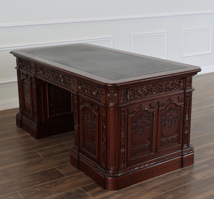 6ft Dark Mahogany Presidential Resolute Desk Replica (6ft x 36"D)