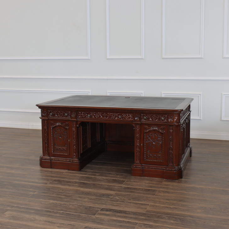 6ft Dark Mahogany Presidential Resolute Desk Replica (6ft x 36"D)