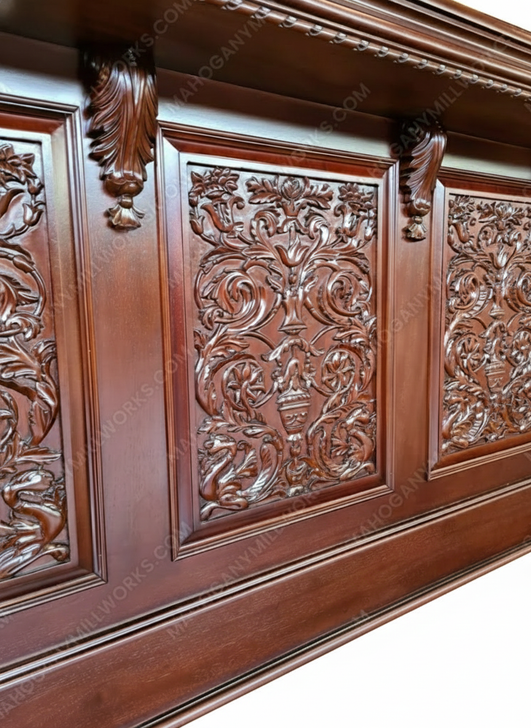 15ft Mahogany Arched Canopy Pub Bar