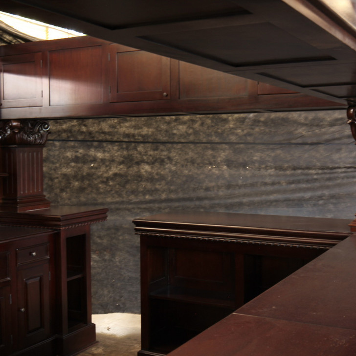 15ft Mahogany Arched Canopy Pub Bar