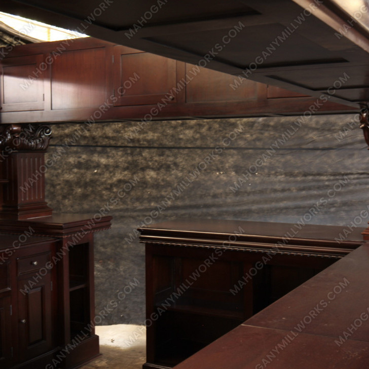 15ft Mahogany Arched Canopy Pub Bar