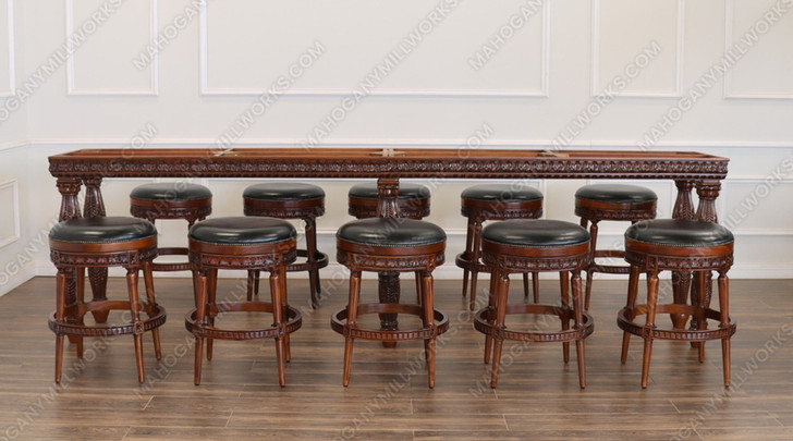 Custom Mahogany Stand-Up Table (Poznan)