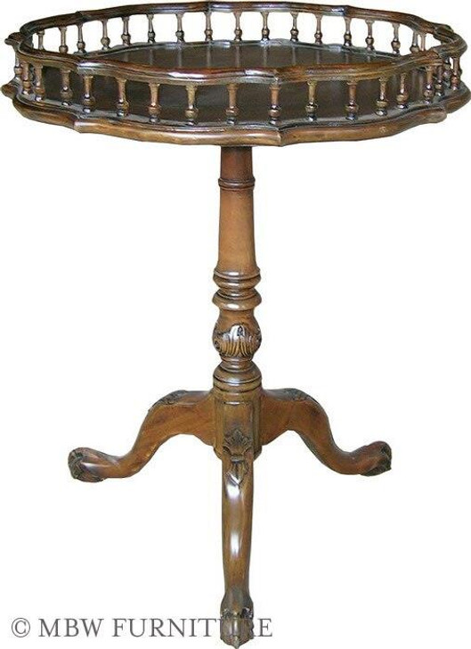 Solid Mahogany Victorian Occasional Side Table