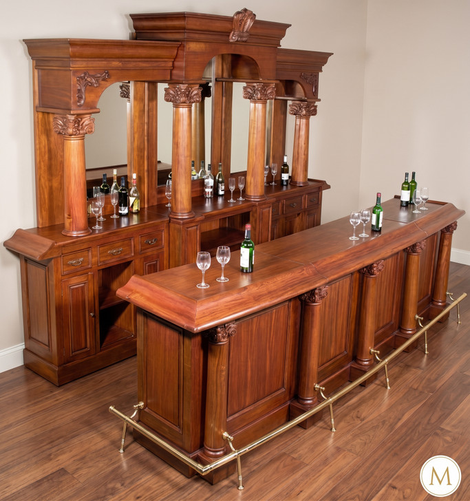 12ft English Mahogany Pub Bar