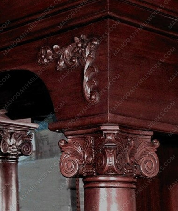 16ft Mahogany Handcrafted Saloon Tavern Pub Bar Set