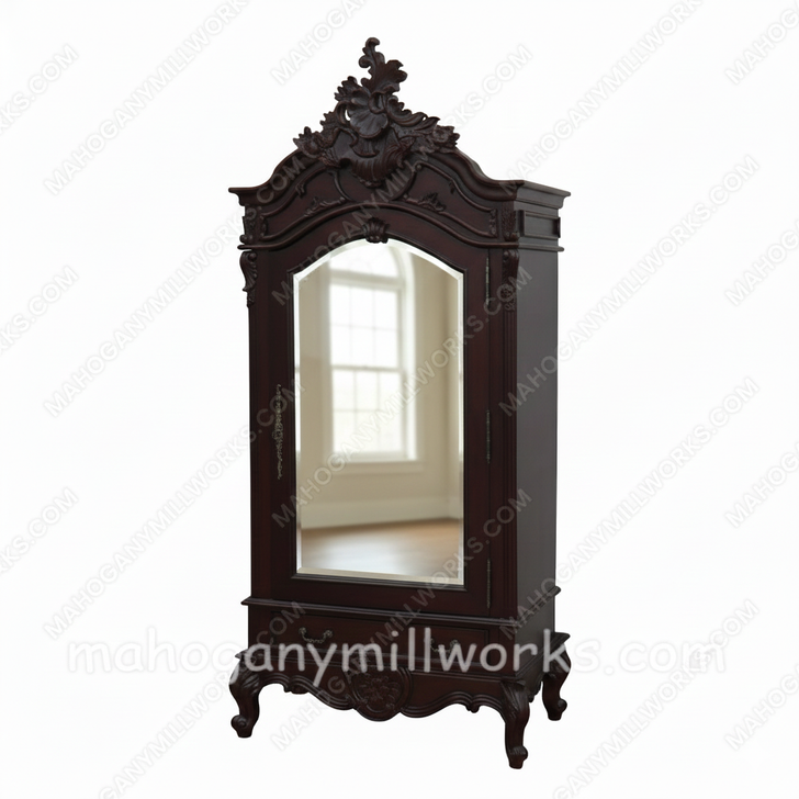 Mahogany French Armoire