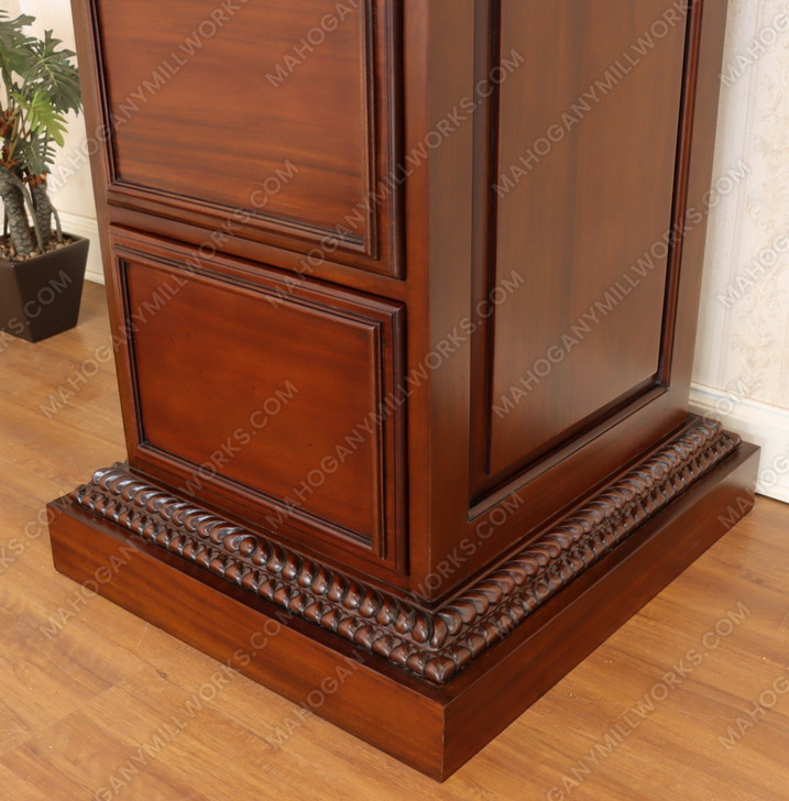 Custom Mahogany Presidential Resolute File Filing Cabinet