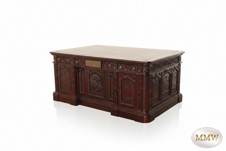 6ft Dark Mahogany Presidential Resolute Desk