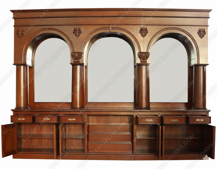 14ft Brunswick Pub Bar w/ 10.5ft High Back Bar