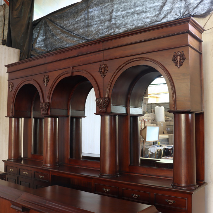 14ft Brunswick Pub Bar w/ 10.5ft High Back Bar