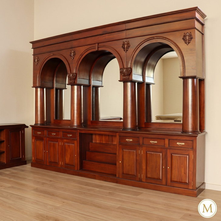 14ft Brunswick Pub Bar w/ 10.5ft High Back Bar