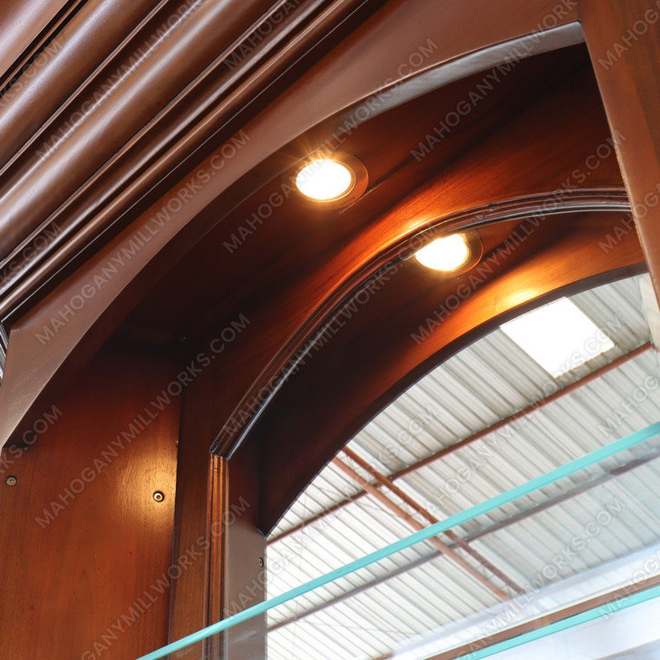 16.5ft Mahogany Complete Pub Bar Set w/ Canopy