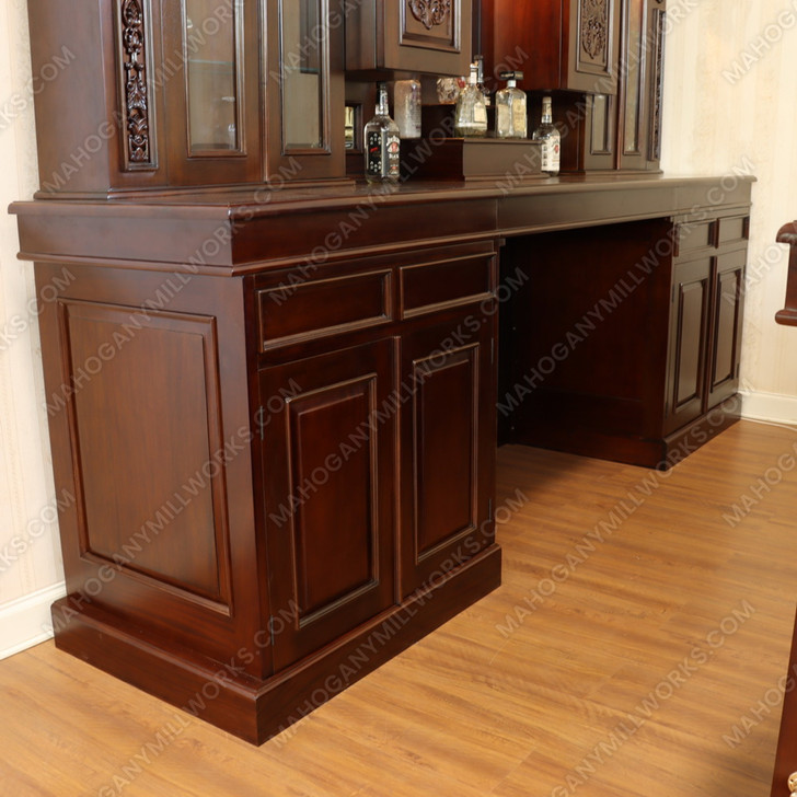10ft Carved Victorian Gothic Pub Bar