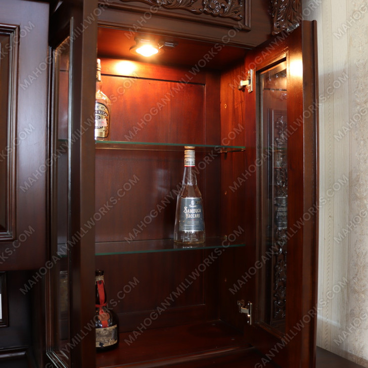 10ft Carved Victorian Gothic Pub Bar