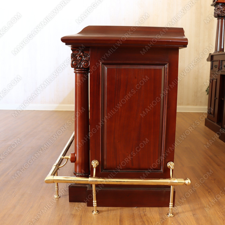 9ft English Pub Bar w/ Granite Countertop