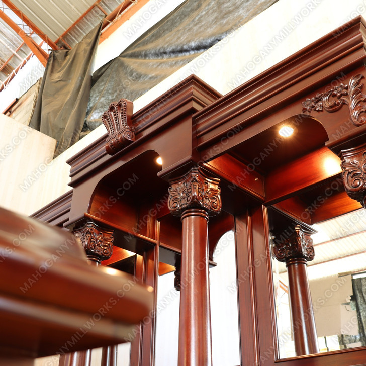 9ft English Pub Bar w/ Granite Countertop