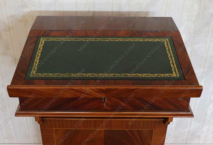 Mahogany Davenport Lectern Reproduction
