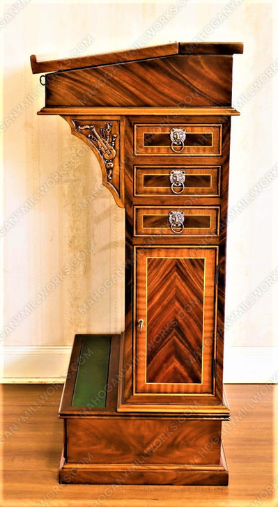 Mahogany Davenport Lectern Reproduction