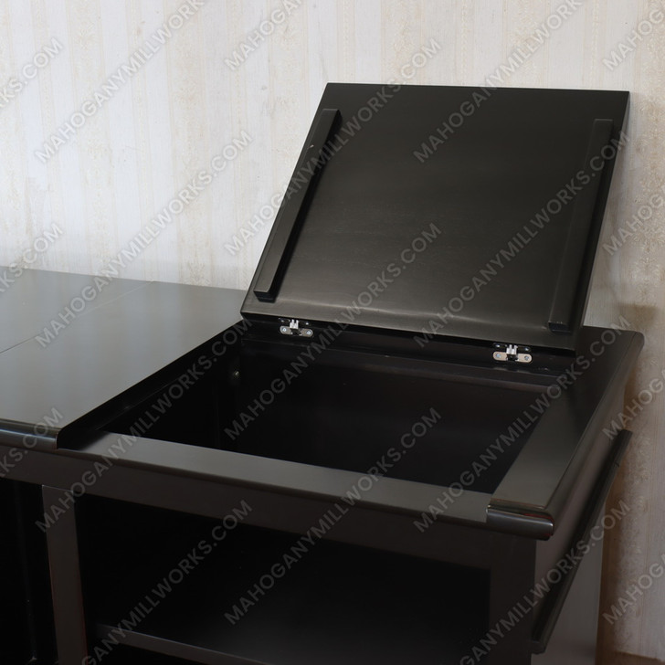 14ft Custom Ebony Brunswick Style Pub Bar