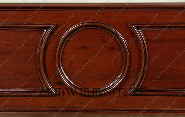 Mahogany Barley Twist Four Post Canopy Bed (E. King)