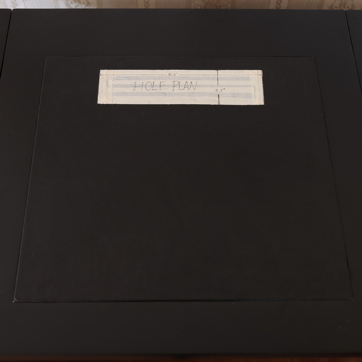 Custom Black Desk w/ Bookcase Set