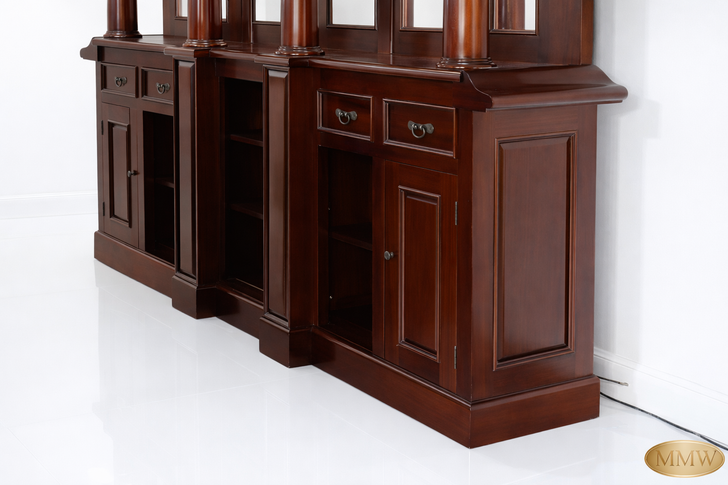 9ft English Mahogany Home Pub Bar