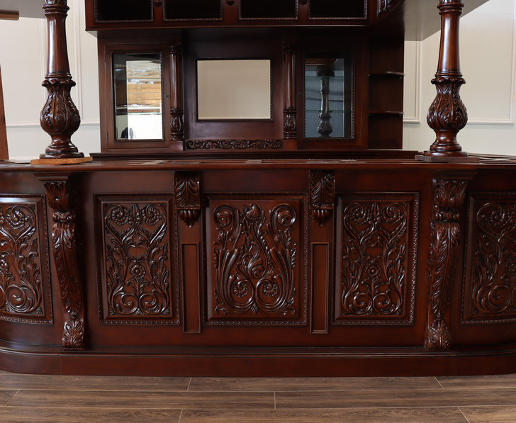 Custom-made Carved Canopy Saloon Bar (Poznan)