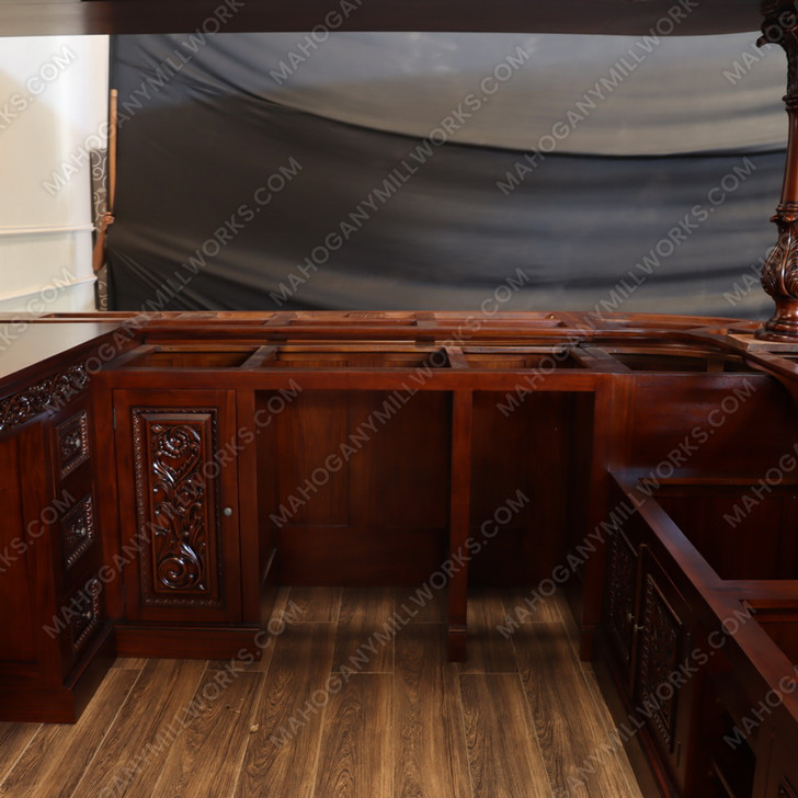 Custom-made Carved Canopy Saloon Bar (Poznan)