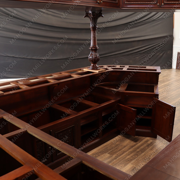 Custom-made Carved Canopy Saloon Bar (Poznan)