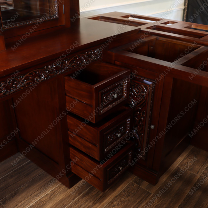 Custom-made Carved Canopy Saloon Bar (Poznan)