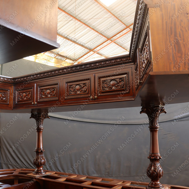 Custom-made Carved Canopy Saloon Bar (Poznan)