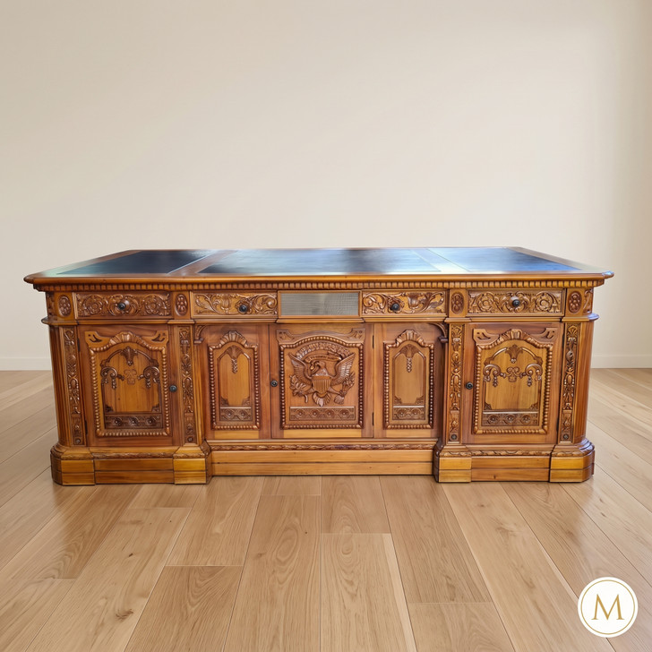 7ft Light Mahogany Resolute Desk Replica