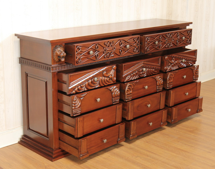 King James Gothic Lion Dresser