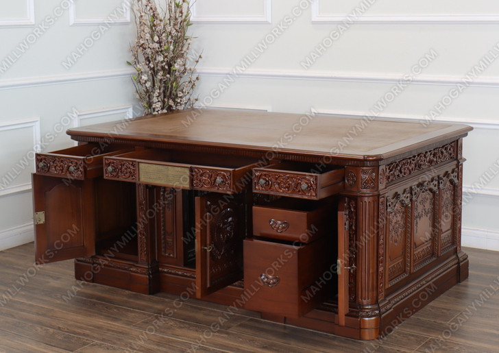 6ft Walnut HMS Resolute Office Desk (for tall people))