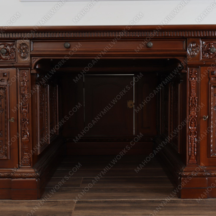 6ft Light Walnut HMS Resolute Office Desk (MADE FOR TALL PEOPLE)