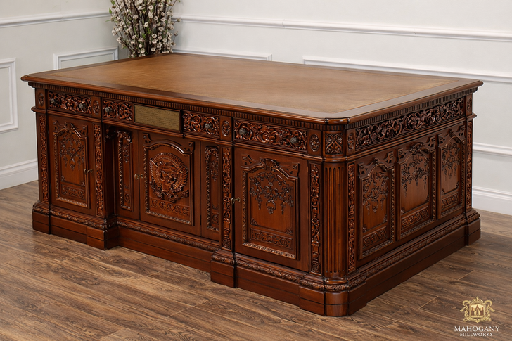 6ft Walnut HMS Resolute Office Desk (for tall people))