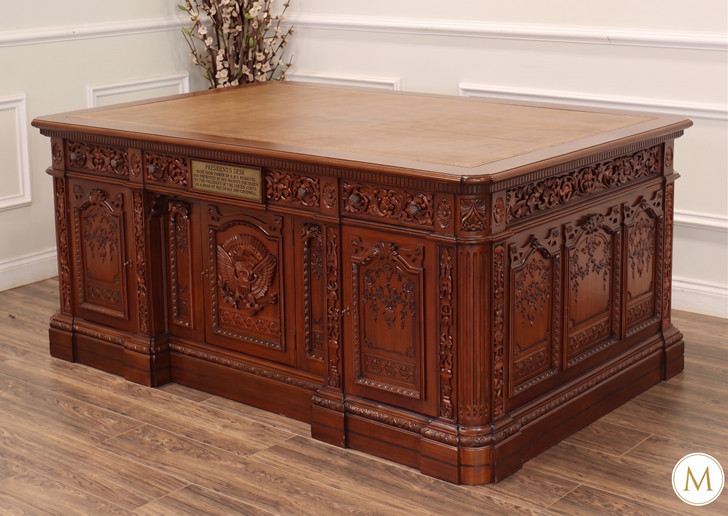 6ft Mahogany HMS Resolute Office Desk (more leg room)