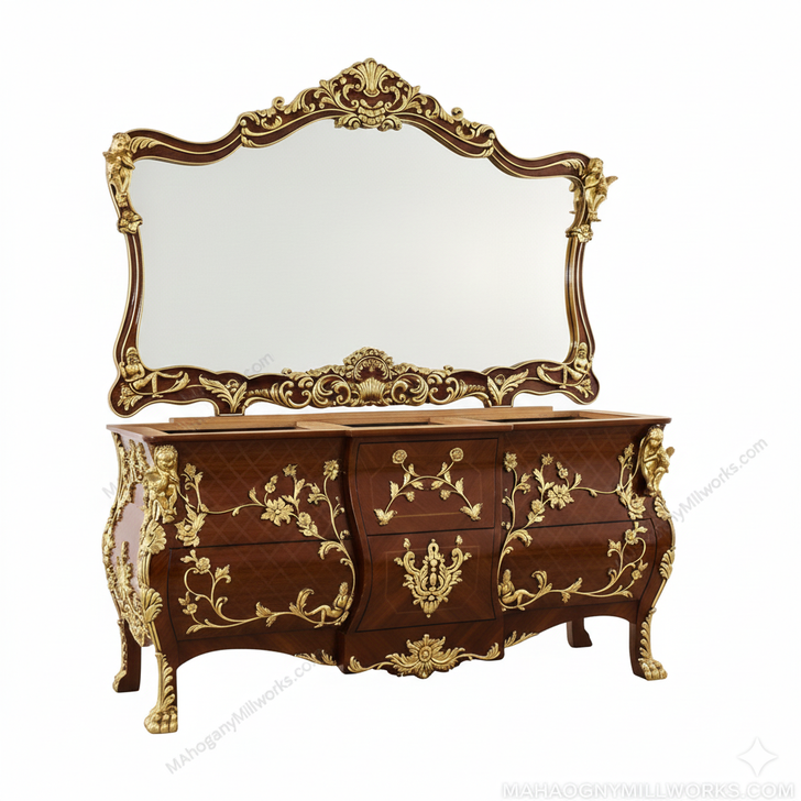 Rococo Bathroom Vanity w/ Ormolu