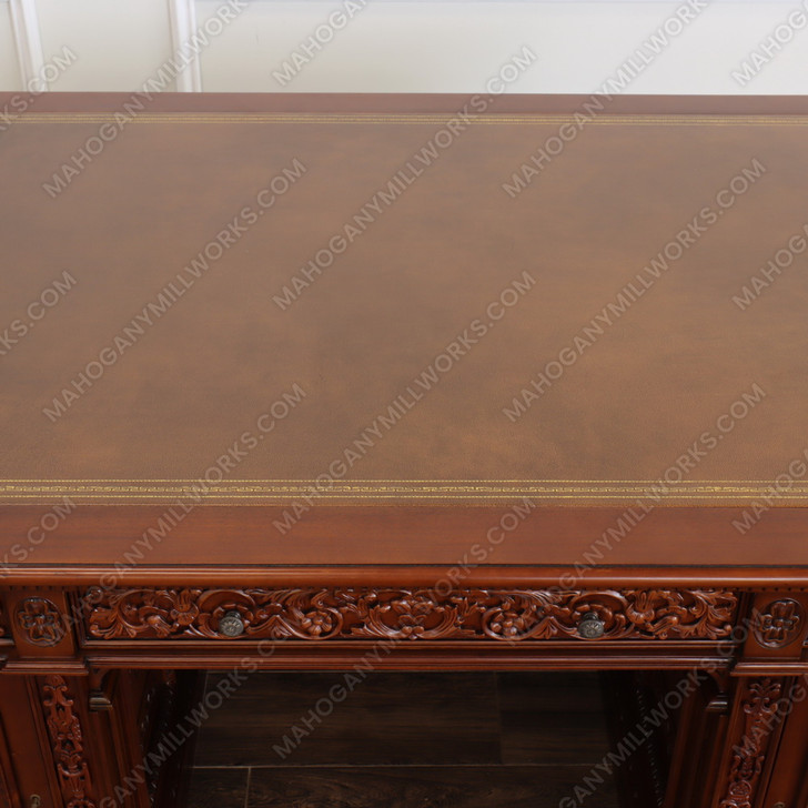 6ft Light Walnut Oval Office Resolute Desk Replica