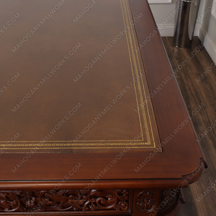 6ft Light Walnut Oval Office Resolute Desk Replica