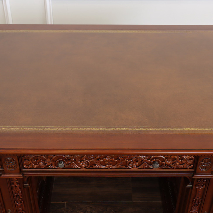 6ft Light Walnut Oval Office Resolute Desk Replica