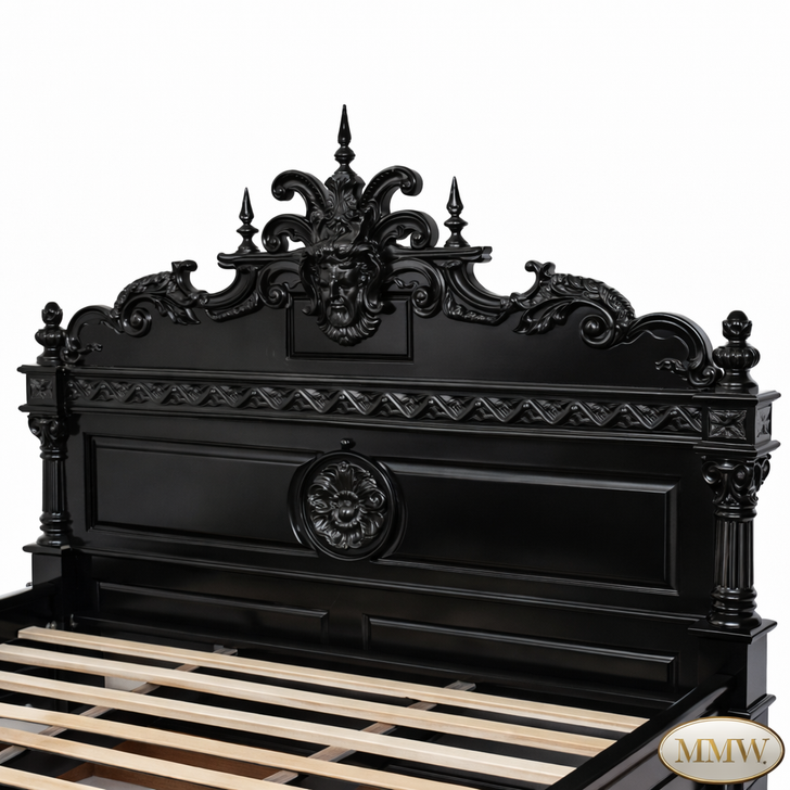 3pc Black Gothic Gargoyle Bedroom Set