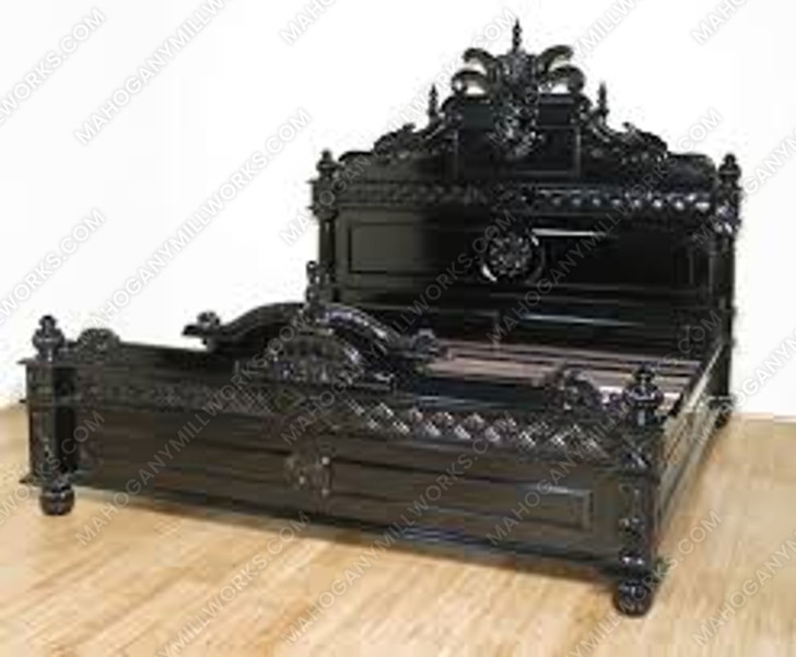 3pc Black Goth Gargoyle Bedroom Set