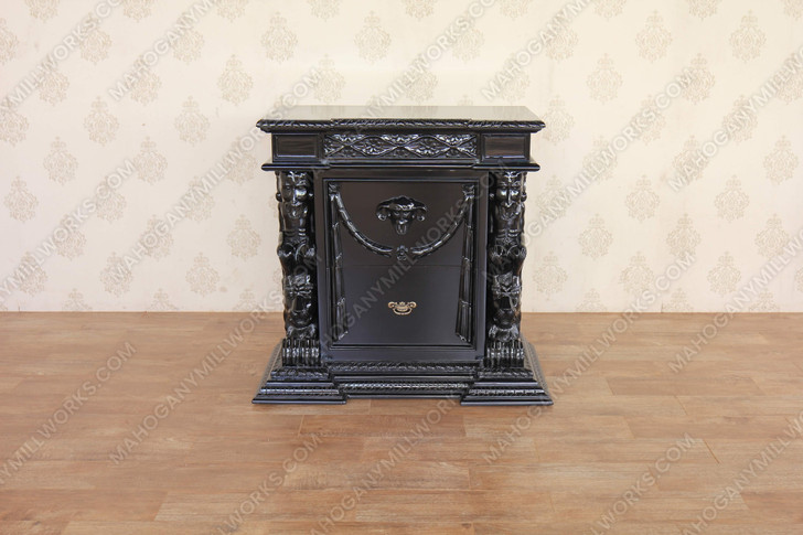 3pc Black Goth Gargoyle Bedroom Set