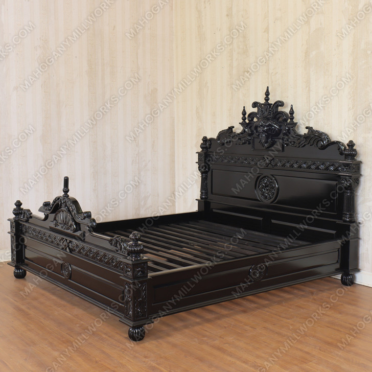 3pc Black Goth Gargoyle Bedroom Set