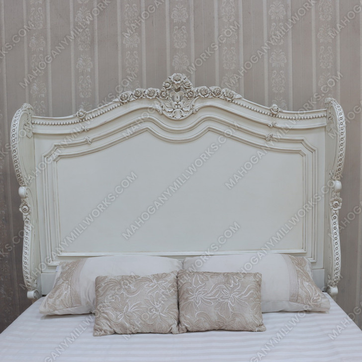 Majestic White French Bonaparte Bed