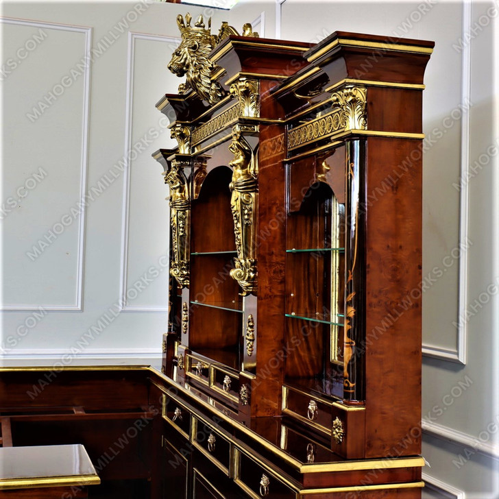 10ft Custom French Empire Inlay Pub Bar