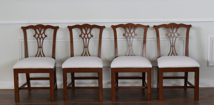 Chippendale Dining Side Chairs (4)