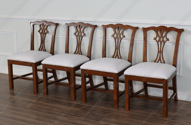 Chippendale Dining Side Chairs (4)